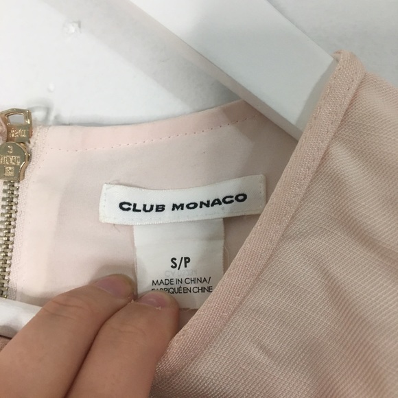 Pastel Pink Club Monaco Peplum Top - Picture 2 of 4